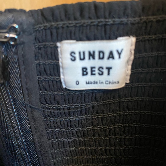 Aritzia Sunday best black mini dress - Picture 4 of 5